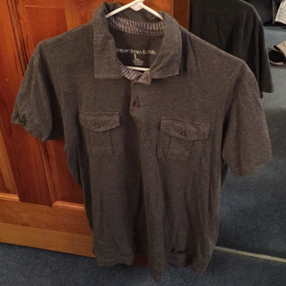 Paper denim & cloth polo shirt